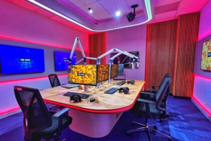 Радио The Voice представи новото си свръхмодерно студио